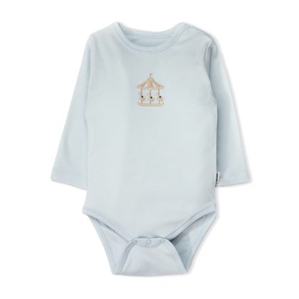 Боди с длинным рукавом (My First Playmate) BEBETTO Мальчики Голубой 18-24M/92CM