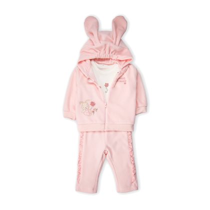 Комплект из 3 предметов (Happy Bunny) BEBETTO Девочки Розовый 12-18M/86CM