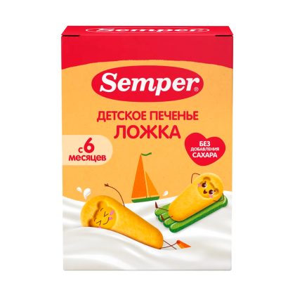 Semper Детское печенье ложка 120гр