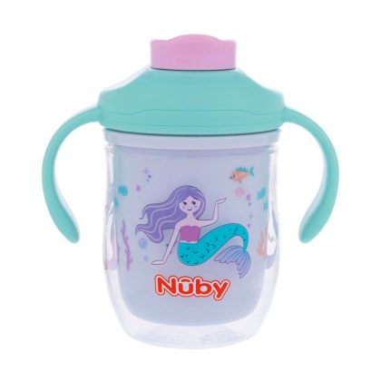 Термо-поильник обучающий Nuby Русалки 210 мл 12мес+
