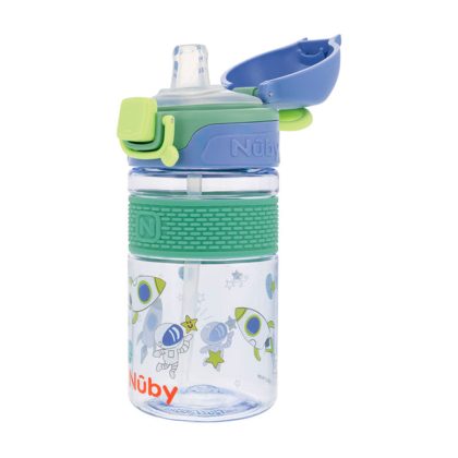 Поильник c мягким носиком Nuby Flip-it Космос 360 мл 12мес+